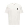 T-shirt à manches courtes homme Only & Sons Onskace Rlx Jap Blanc