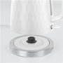 Russell Hobbs 26050-70 Hervoir électrique 1,7 L avec fonction ébullition rapide (55s), design Honeycomb blanc et bec en acier inoxydable