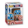 Funko Pop Marvel Capitaine Américain Noël Biscuit de Pain d'Épices