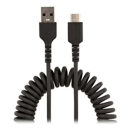 Startechcom R2ACC-1M-USB-CABLE Câble USB-A vers USB-C 1m Rizé Charge Rapide USB 2.0 Blindé TPE Noir