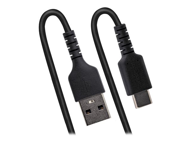 Startechcom R2ACC-1M-USB-CABLE Câble USB-A vers USB-C 1m Rizé Charge Rapide USB 2.0 Blindé TPE Noir Startechcom R2ACC-1M-USB-CABLE Câble USB-A vers USB-C 1m Rizé Charge Rapide USB 2.0 Blindé TPE Noir
