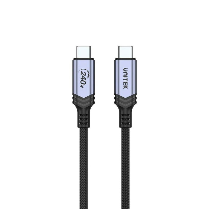 Unitek Câble USB C C14110GY-2M Noir 2 m