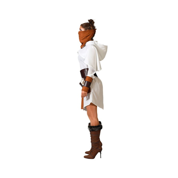 BigBuy Outdoor Déguisement Galaxia Blanc avec Ceinture Femme Adulte XXL