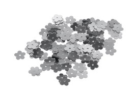 Innspiro Paillettes fleurs argentées 20mm