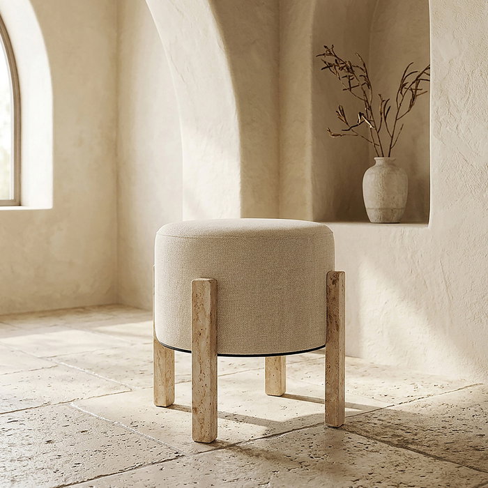 Home Deco Factory Tabouret Emilia Beige