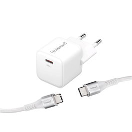 Intenso W30C Chargeur Mural Gan 30W USB-C Blanc + Câble USB-C