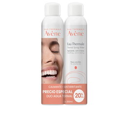 Avène Lot Eau Thermale 2 x 300 ml - Spray Apaisant et Renforçateur pour Peaux Sensibles