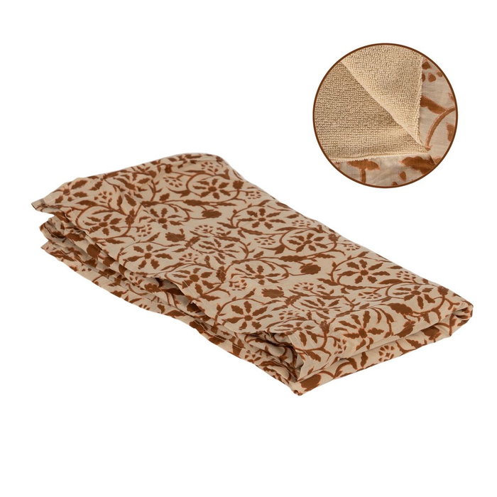 Serviette Paréo Marron Beige Coton 90 x 180 cm Serviette Paréo Marron Beige Coton 90 x 180 cm