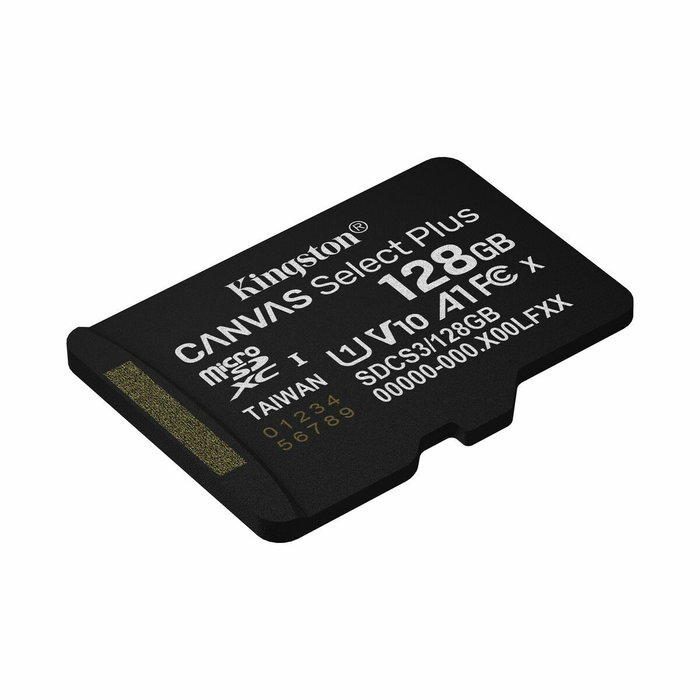 Carte Mémoire Micro SD avec Adaptateur Kingston SDCS3/128GBSP 128 GB Carte Mémoire Micro SD avec Adaptateur Kingston SDCS3/128GBSP 128 GB