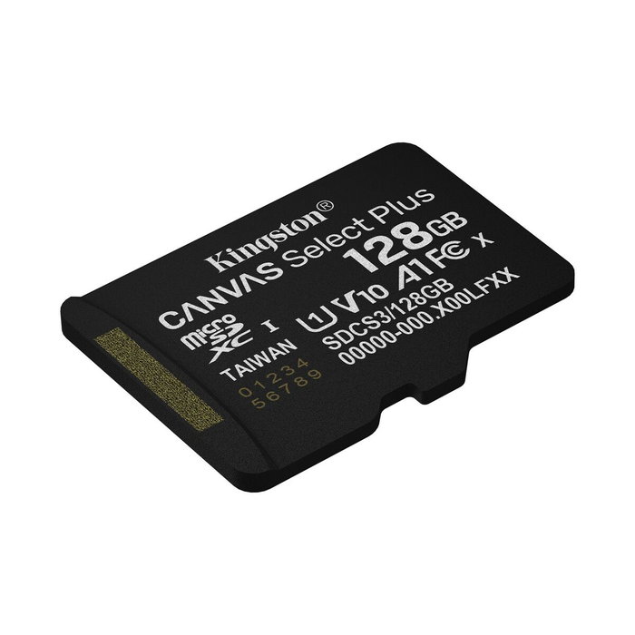 Carte Mémoire Micro SD avec Adaptateur Kingston SDCS3/128GBSP 128 GB Carte Mémoire Micro SD avec Adaptateur Kingston SDCS3/128GBSP 128 GB