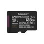 Carte Mémoire Micro SD avec Adaptateur Kingston SDCS3/128GBSP 128 GB