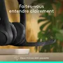 Logitech Zone 300 - Casque sans fil Bluetooth avec microphone anti-parasite Beamforming - Noir
