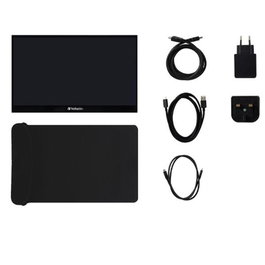 Verbatim 49593 Moniteur Tactile Portable 17.3" IPS Full HD USB-C HDMI Noir