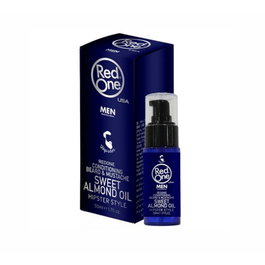 Red One Huile pour Barbe et Moustache à l'Huile d'Amande Douce 50ml
