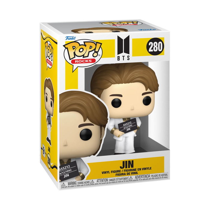 Funko POP! Rocks Jin BTS - Figurine en vinyle de 9 cm
