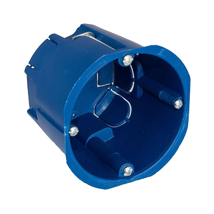 Solera Boîte universelle ronde pour cloison creuse, bleu, 5625a Solera Boîte universelle ronde pour cloison creuse, bleu, 5625a