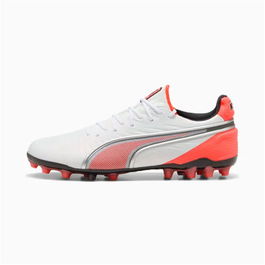 Chaussures de Football pour Adultes Puma King Ultimate Mg Blanc 41