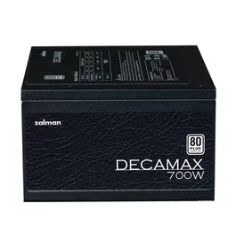 Zalman DecaMax Alimentation PC 700W 80Plus, non modulaire, ventilateur 120mm, noir