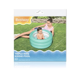 Bestway Piscine Gonflable pour Enfants 3 Anneaux 70x30 cm Bleu
