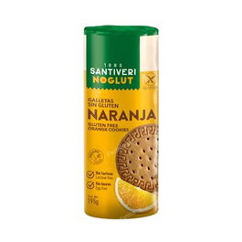 Santiveri Noglut Biscuits à l'Orange 195 g