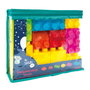 TACHAN Jeu de Construction 28 Briques Souples en Plastique avec Sac de Rangement - À partir de 2 ans