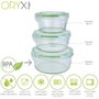 ORYX Recipiente Hermético de Cristal Redondo 850 ml