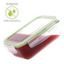 ORYX Recipiente Hermético de Cristal Redondo 850 ml