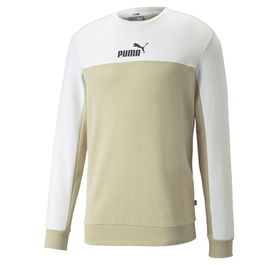 Sweat sans capuche homme Puma ESS+ Block Crew Blanc
