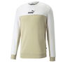 Sweat sans capuche homme Puma ESS+ Block Crew Blanc