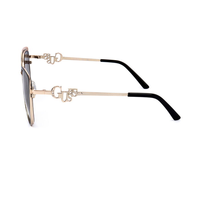 Guess Gafas GF6141 01B Lunettes de soleil femme œil-de-chat métal UV400 56 mm 140 mm