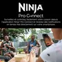 Ninja Barbecue électrique et fumoir Woodfire Pro Connect XL OG901EU - Contrôle par smartphone, 7 programmes de cuisson et thermosonde intégrée