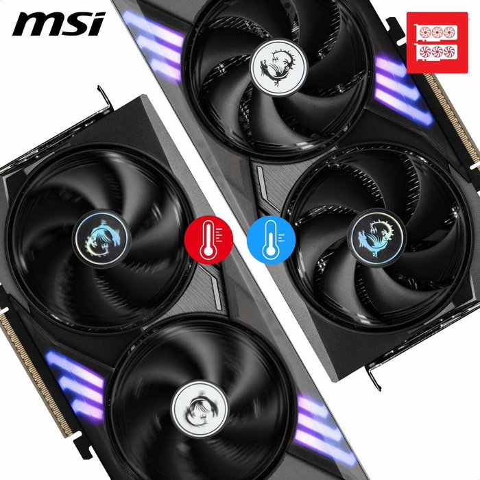 Carte Graphique MSI RTX 5060 Ti 16G GAMING TRIO OC geforce rtx 5060 ti 16 GB GDDR7