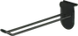 QUIKLOK Support mural pour accessoires, Slatwall, noir, acier, longueur 200 mm
