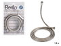 Berilo Manguera de Douche Métal 1,5 m Argenté Pommeau Effet Pluie 14x4x14 cm (Set de 24)