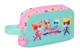 Safta Superkitties Boîte repas isotherme pour enfants, avec illustration Superkitties, dimensions 21,5 x 12 x 6,5 cm, à partir de 3 ans