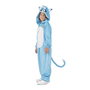 My Other Me Déguisement Kigurumi Chat Akela avec Son, Taille 10-12 Ans - Bleu