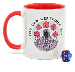 Glassstaff Pack Mug avec dés D20