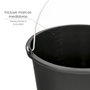 WOLFPACK LINEA PROFESIONAL Cubo Obra Italiano 10 Litres Noir