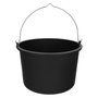 WOLFPACK LINEA PROFESIONAL Cubo Obra Italiano 10 Litres Noir