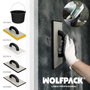 WOLFPACK LINEA PROFESIONAL Cubo Obra Italiano 10 Litres Noir