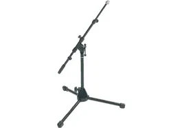 RTX Pied de microphone noir ajustable avec base métallique