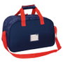 SAFTA Sac de sport Spiderman Marvel avec bandoulière ajustable, poche frontale et semelle intérieure rigide amovible - 26 x 12 x 15 cm