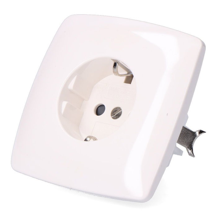 Socle de prise F-line Blanc 16 A Schuko Socle de prise F-line Blanc 16 A Schuko
