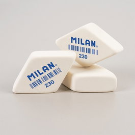 Milan Gommes à mie de pain 230 romboides, 2 unités