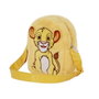 Karactermania Le Roi Lion - Sac bandoulière carré en peluche - 21x18x10 cm - Compartiment avec zip, bandoulière ajustable