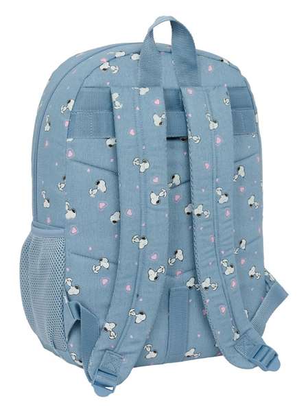 Safta Mochila Adapt.Carro Snoopy 30x46x14cm - Sac à dos transformable en chariot pour enfant à partir de 36 mois