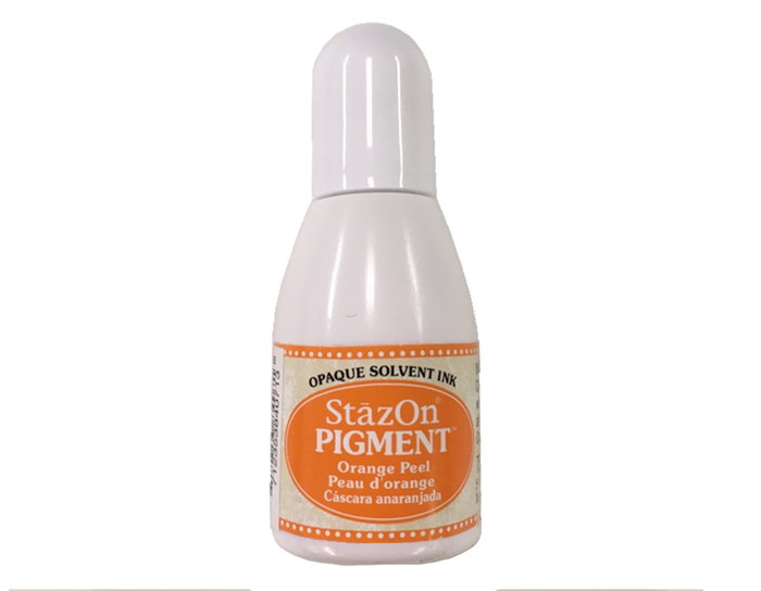 Tsukineko STAZON PIGMENT Recharge d'encre Orange coque 15ml Tsukineko STAZON PIGMENT Recharge d'encre Orange coque 15ml