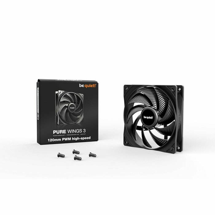 be quiet! Pure Wings 3 120 mm PWM high-speed Noir