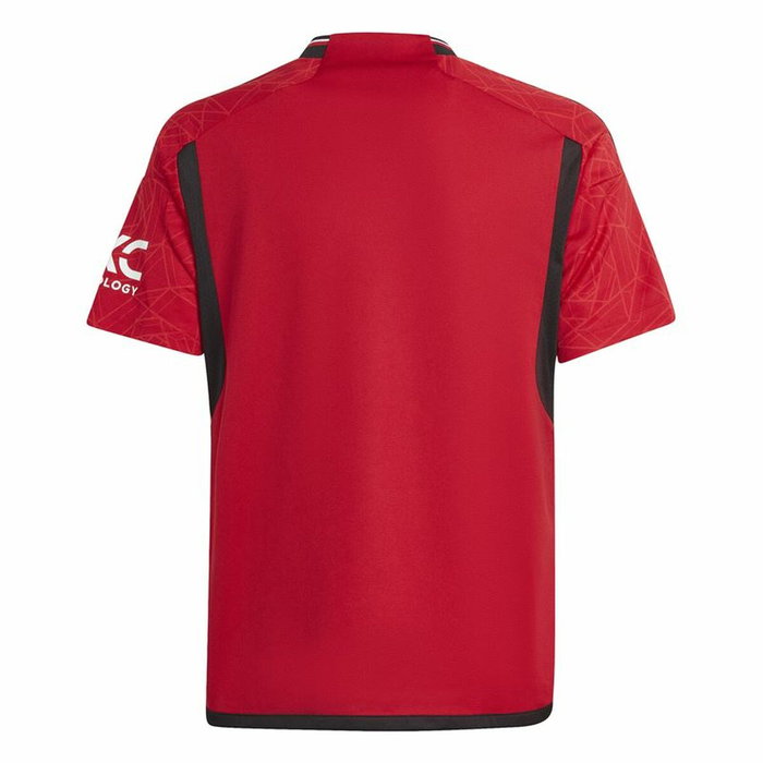 Maillot de Football à Manches Courtes pour Enfants Adidas Manchester (7-8 Ans)