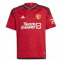 Maillot de Football à Manches Courtes pour Enfants Adidas Manchester (7-8 Ans)